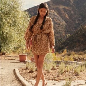 Doen Opal Dress - golden mesa flor NWT. Size xs